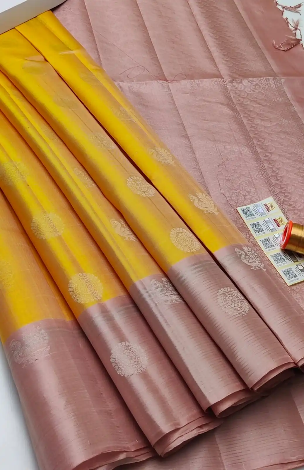 Golden Rose Kanchi Soft Silk Saree